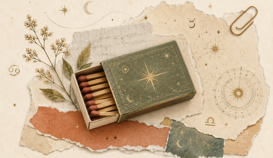 Moon ritual matchbox