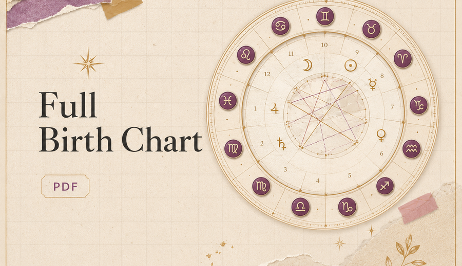 Full birth chart report