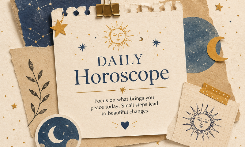 Daily horoscope scrapbook